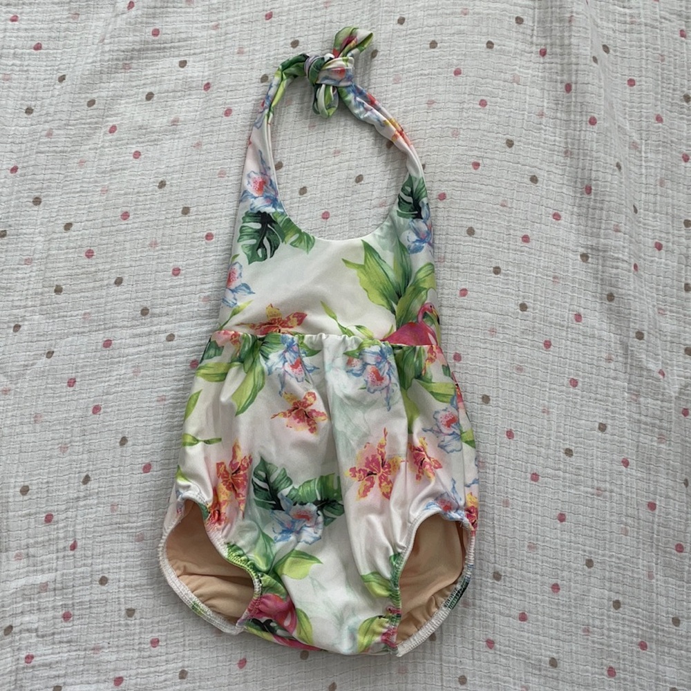 EUC Kortni Jeans Baby Suit (Have matching Mom suit in large!)